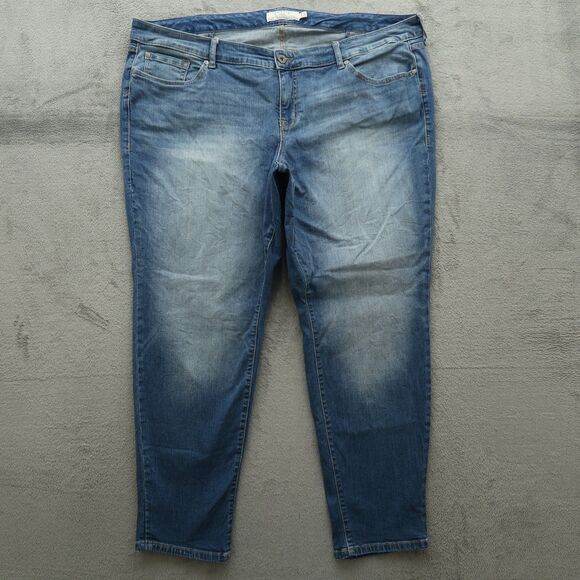 Torrid Jeans Women's Size 24R Blue High-Rise Skinny Denim 31" Inseam Stretch - Picture 1 of 16